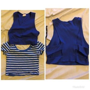 2 crop tops
